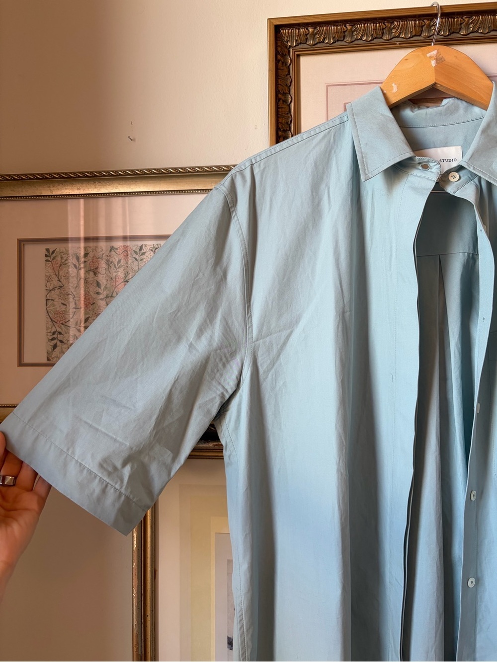 Loulou Studio Evora Shirt Dress Large - Picture 5 of 7